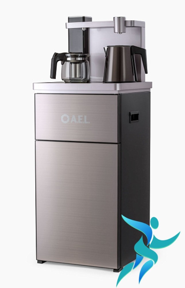 Кулер с чайным столиком Тиабар LK-AEL-52a champagne pink